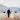 couple on their wedding in mountains and sea view