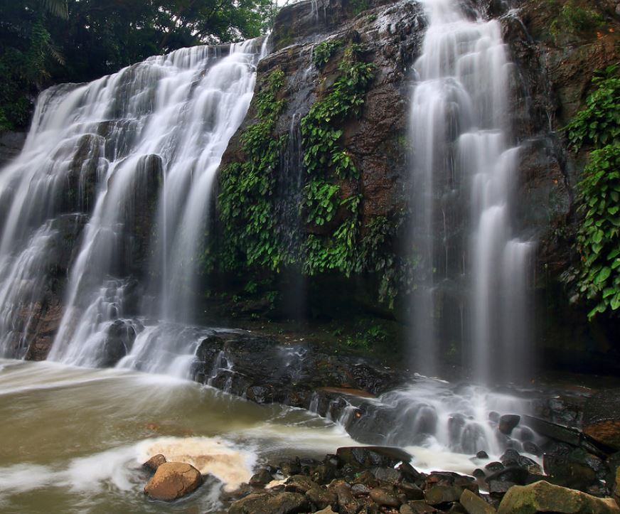 hinulugang taktak waterfalls