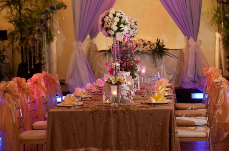wedding setup tamayos catering
