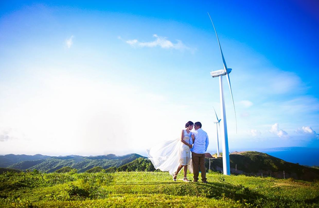 windmill prenup photoshoot