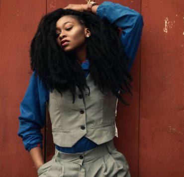 woman wearing a waist coast