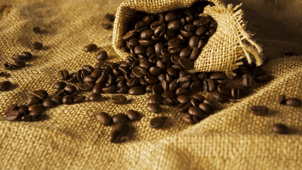 burlap coffee