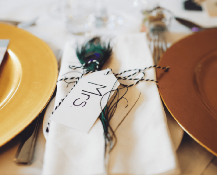 Tag with Mrs written on it