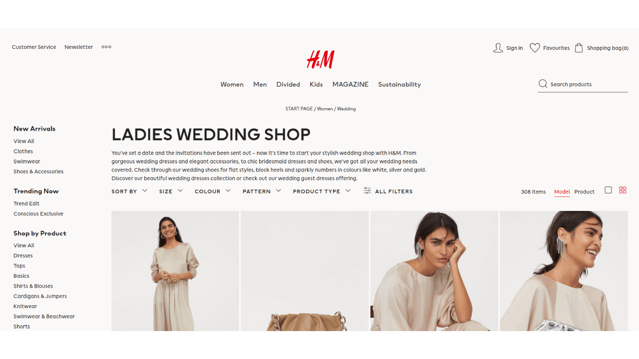 H&M Website