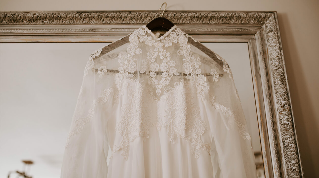 vintage wedding dress