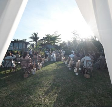 intimate outdoor wedding