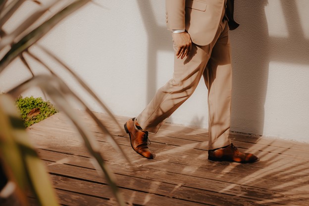 wedding groom vintage suit