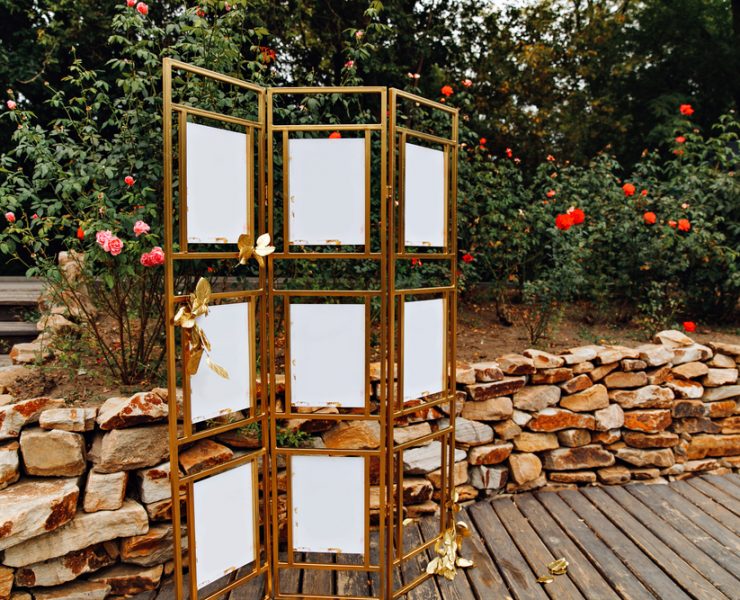 seating chart for an outdoor wedding