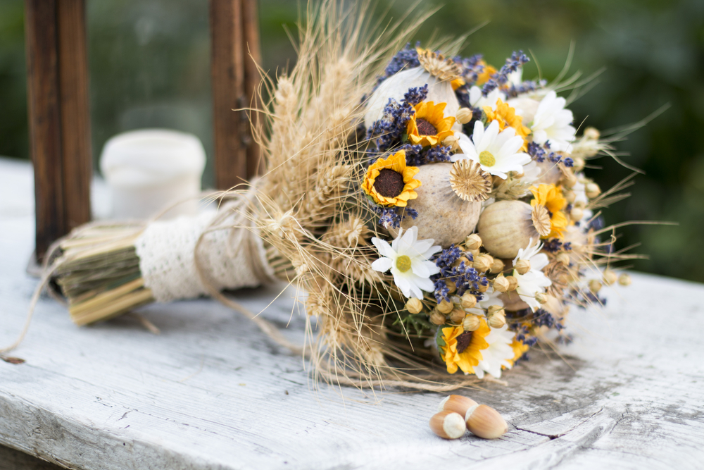 a vintage bridal bouquet