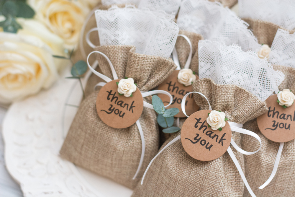 wedding favors that say thank you