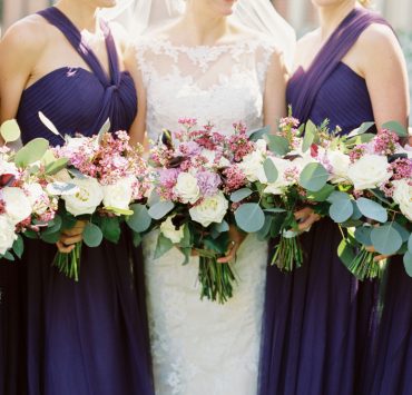 matching bridesmaid dresses