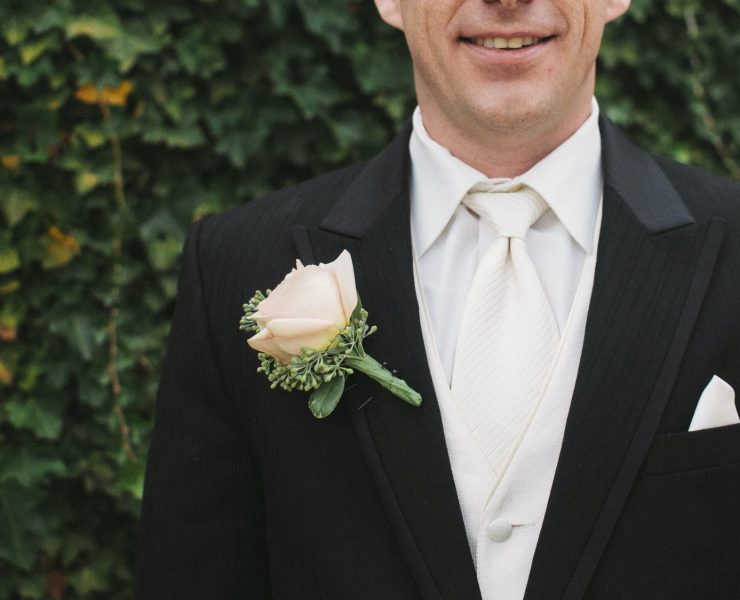 best man in a tuxedo