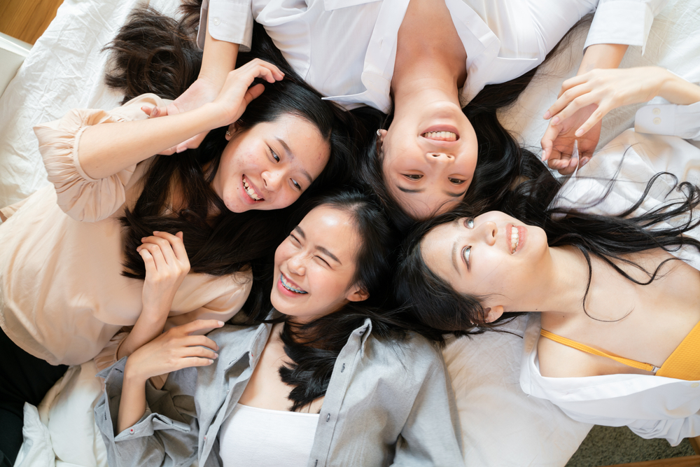 group of girl friends