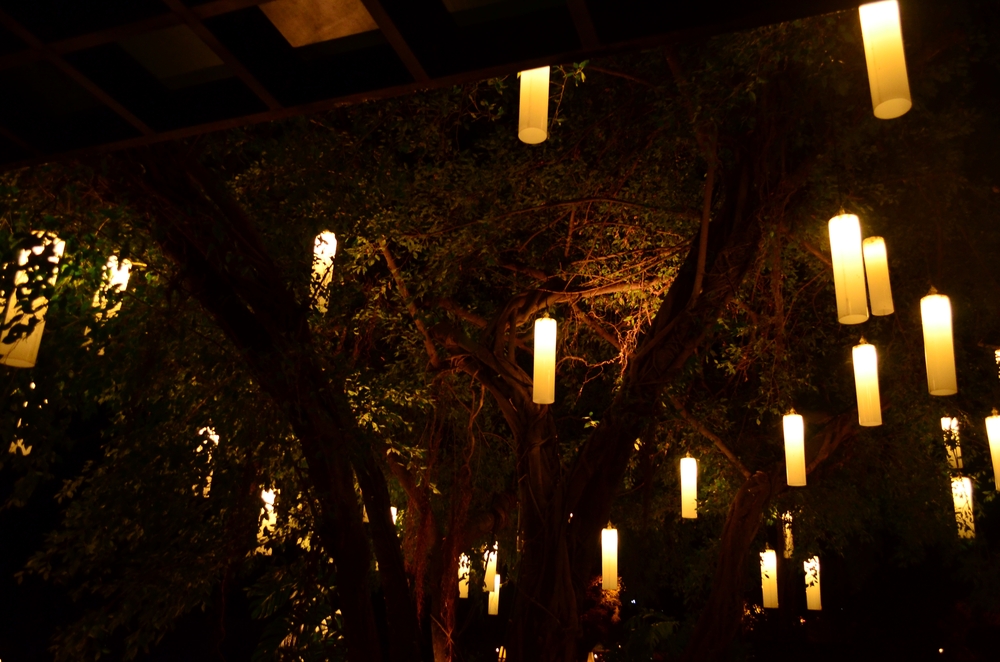 hanging electronic candles