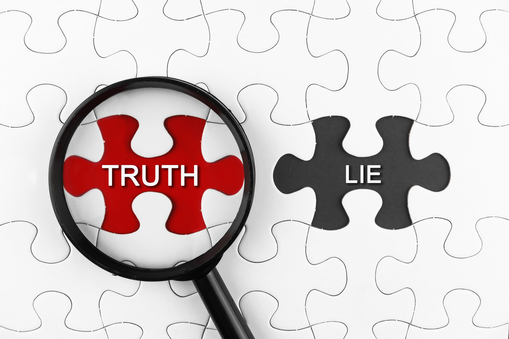 truth or lie puzzle pieces