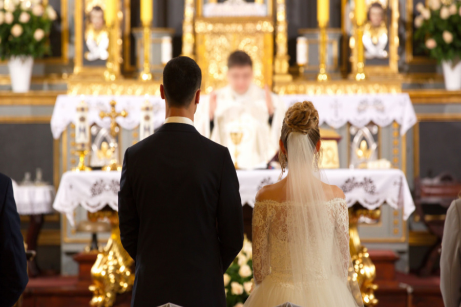 church wedding of a filipino and a foreigner