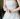 neck cropped of young nervous bride in a white wedding dress holding her hands