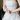neck cropped of young nervous bride in a white wedding dress holding her hands