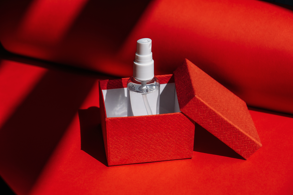 Gel hand sanitizer for engagement gift