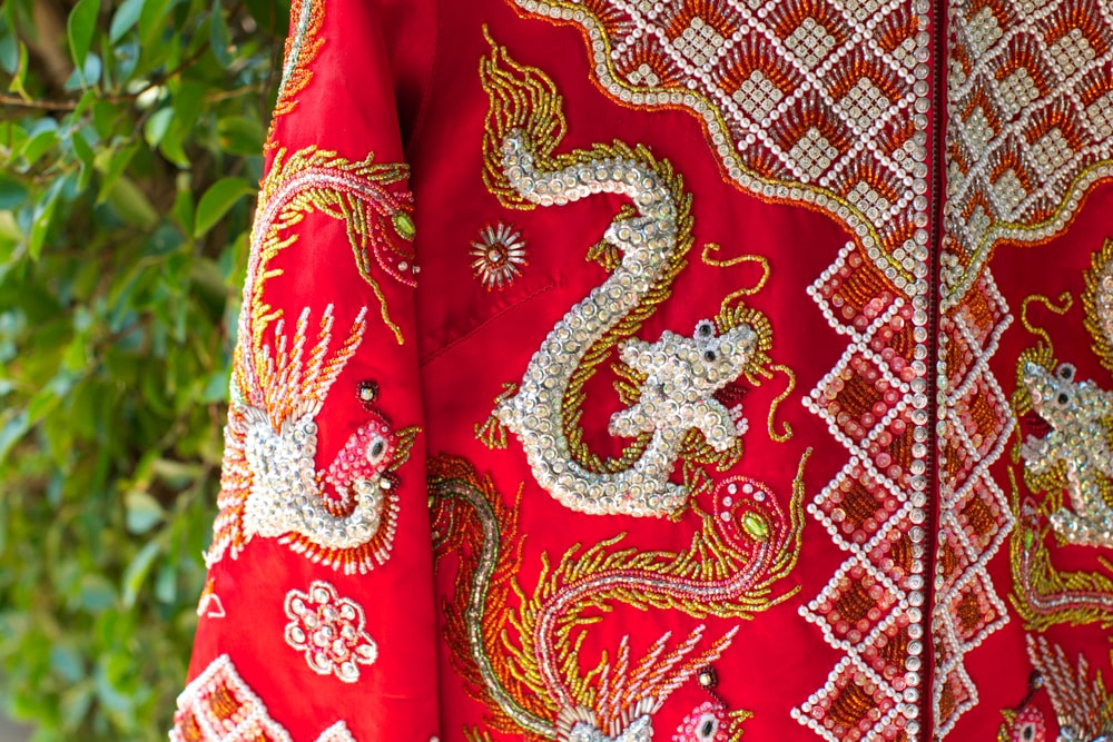chinese red robe