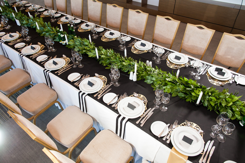 plants used as wedding decor