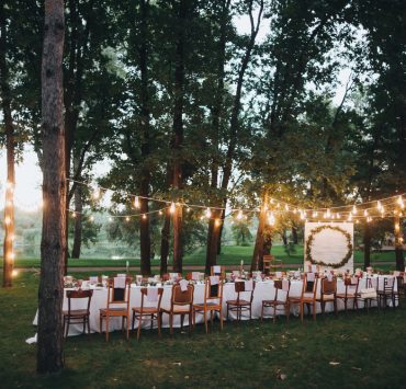 wedding venue with no flowers