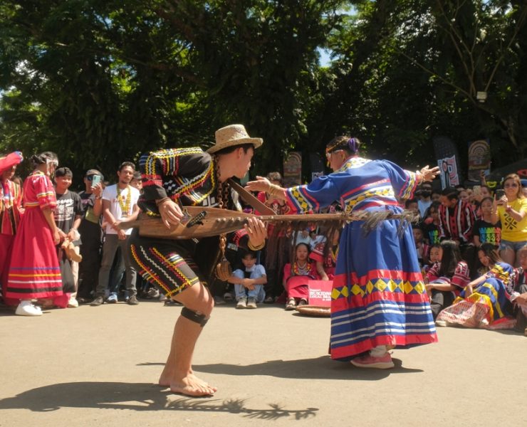 ethnic tribal groups in Bukidnon dancing during Kaamulan, wedding ceremony, festival