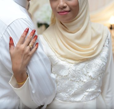 bride and groom in a tausug wedding