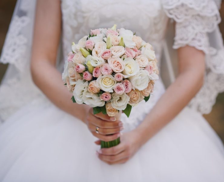 wedding bouquet of bride