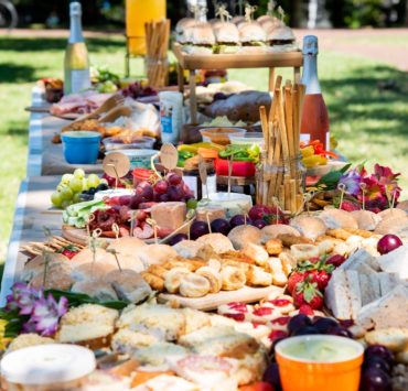 wedding grazing table