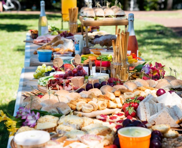 wedding grazing table