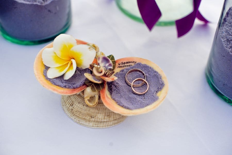 wedding rings for a Boracay proposal