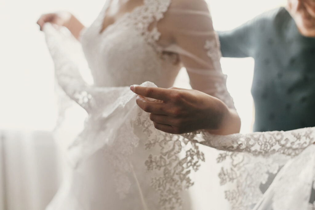 embroidered wedding veil