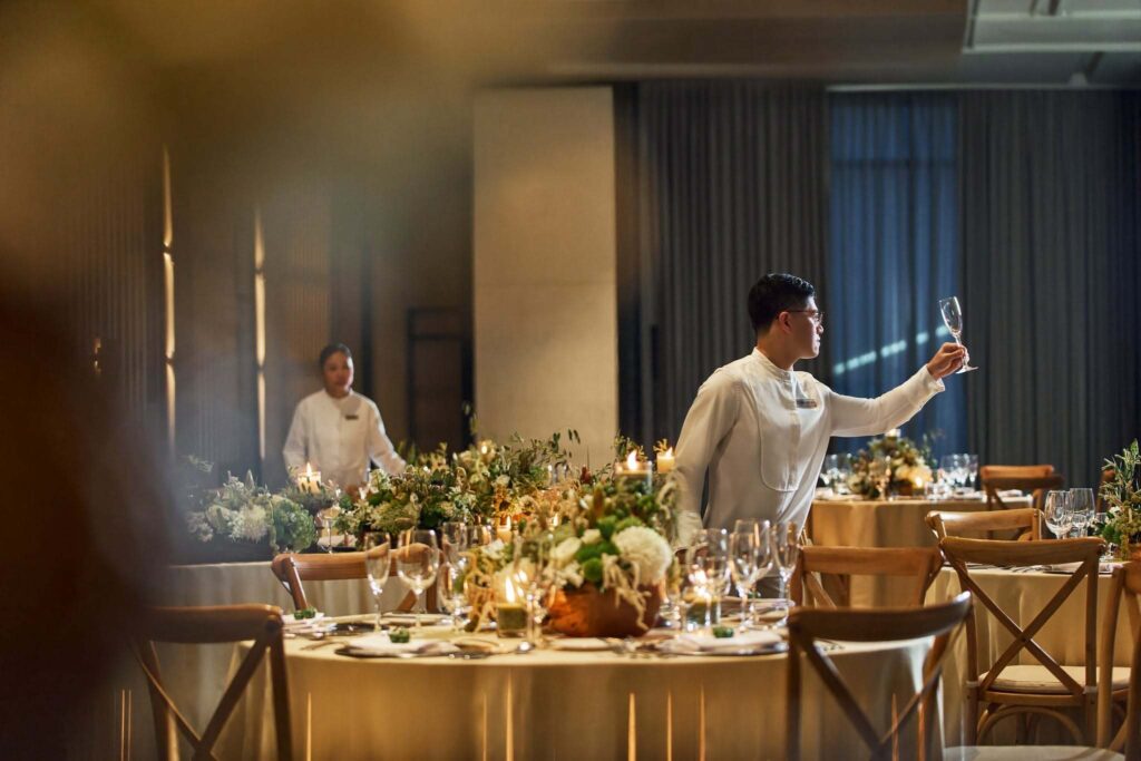 Wedding setup in Seda BGC